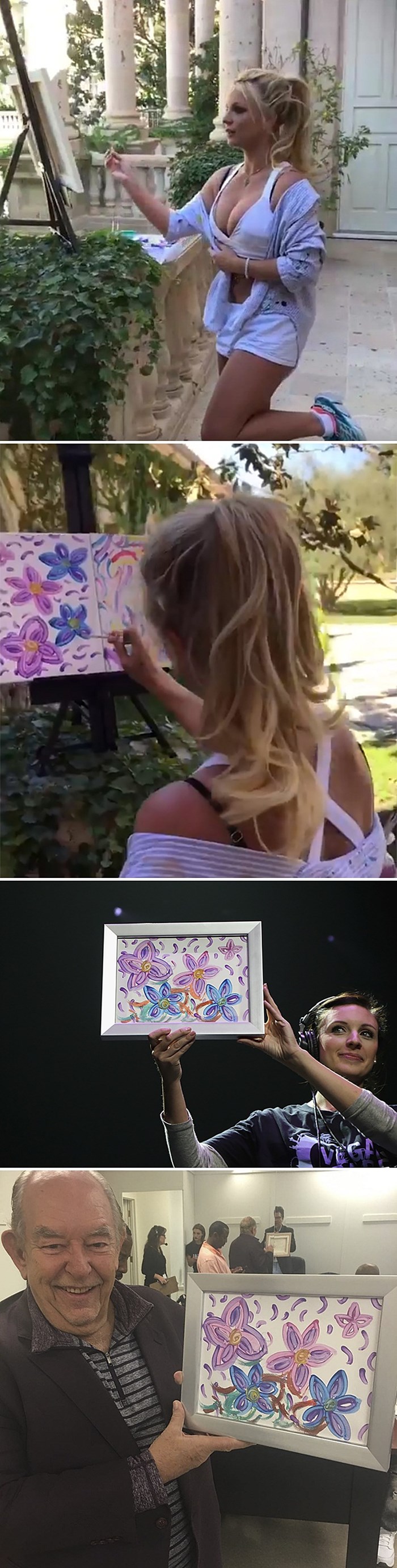 Britney Spears je napravila umjetničku sliku, a netko je platio 10 000 dolara, i to s razlogom!