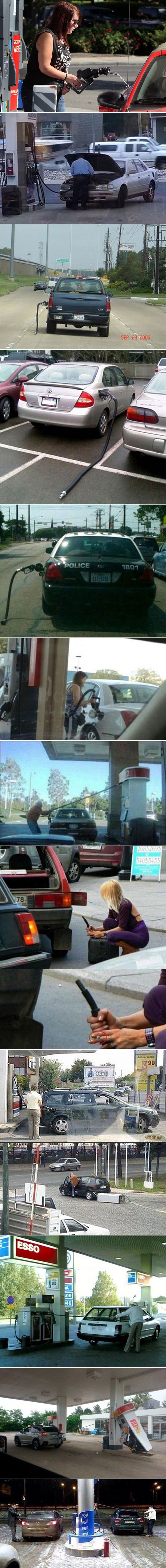 Galerija: Ljudi koji jednostavno ne kuže benzinske