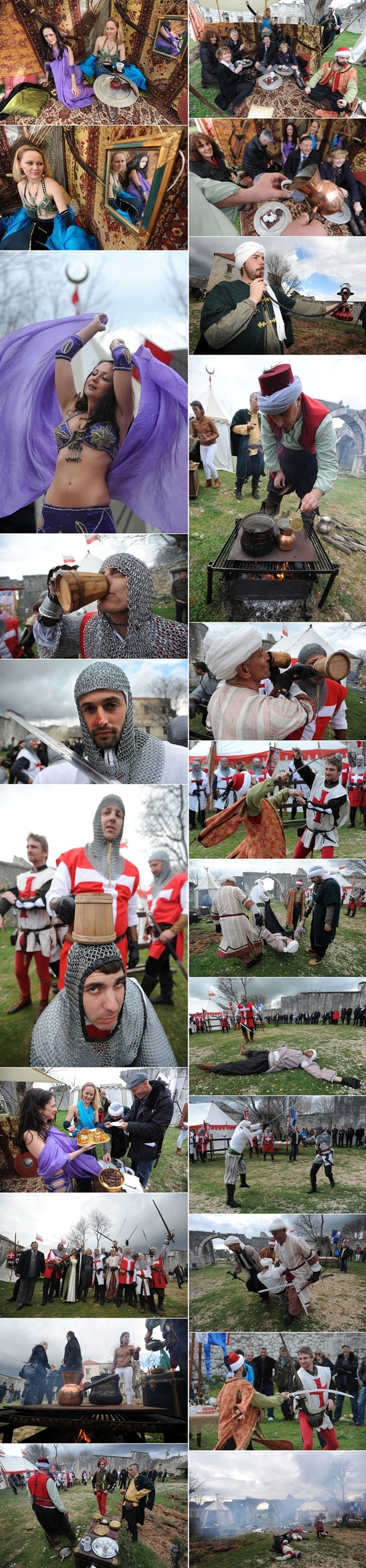 Harem i borbe vitezova u Vrani