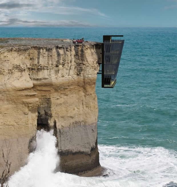 Tko bi u ovakvu kućicu na stijenama?