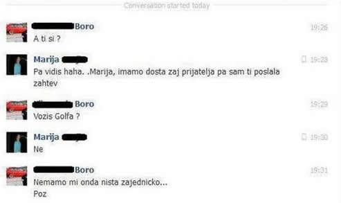 Kad žena bari vozača Golfa