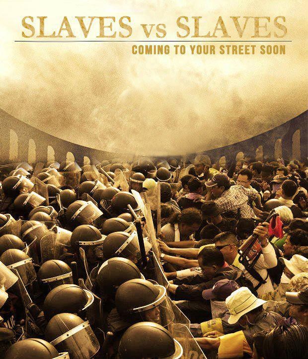 Građani protiv policije: Dok se mi koljemo, oni na janjetini