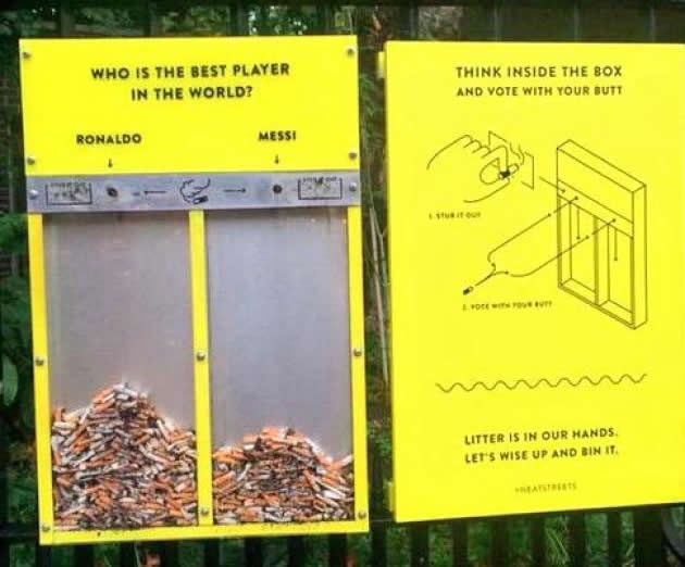 Kako natjerati ljude da smeće bacaju u kantu