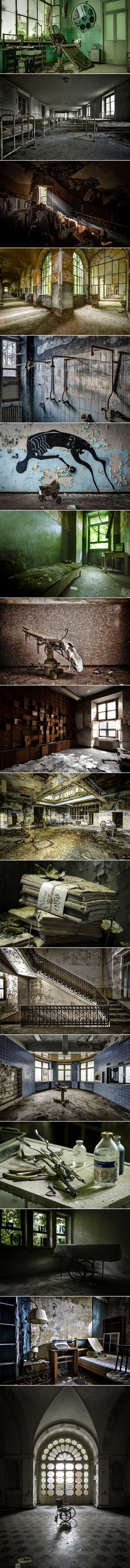 Zlokobne fotke napuštenih psihijatrijskih bolnica Italije