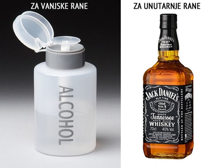 Ja pijem da se izlječim, da rane duše zacijelim...