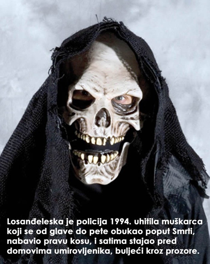 Plašio penziće obučen kao Smrt