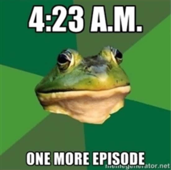 Samokontrola i gledanje serija ne idu skupa