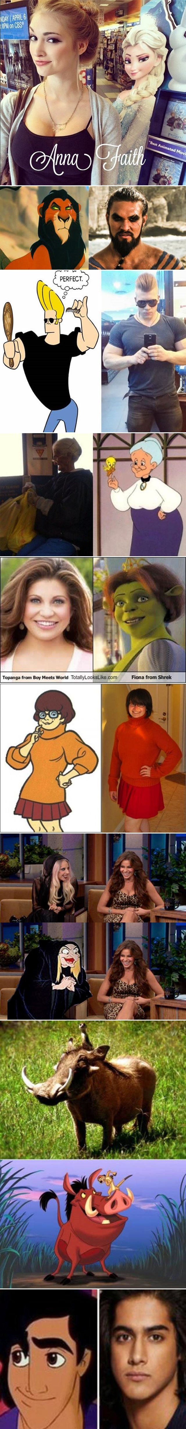 Galerija: Likovi iz crtića konačno dobili dvojnike