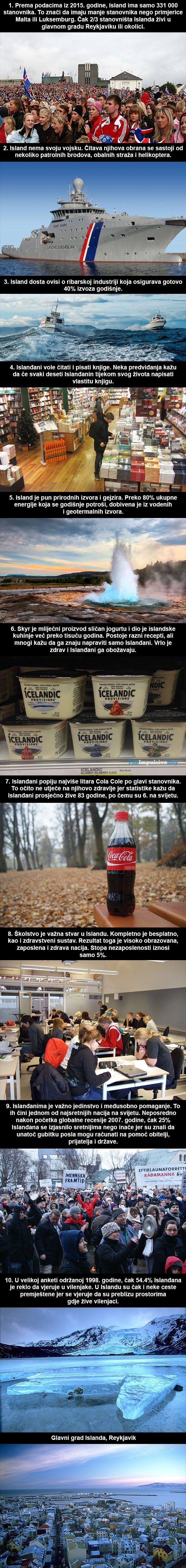 10 zanimljivih činjenica o Islandu