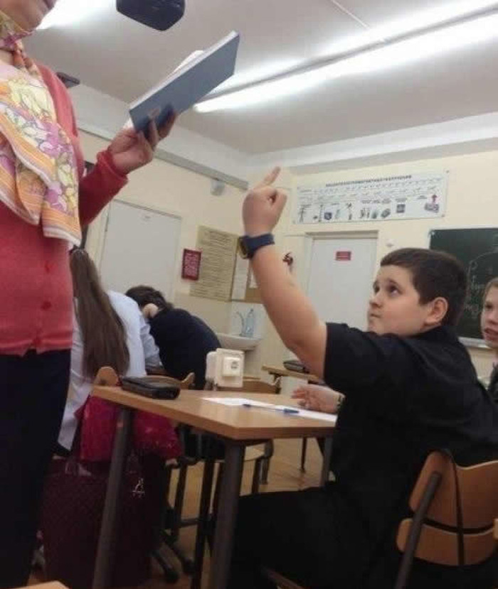 Budući burgermaster na minimalcu