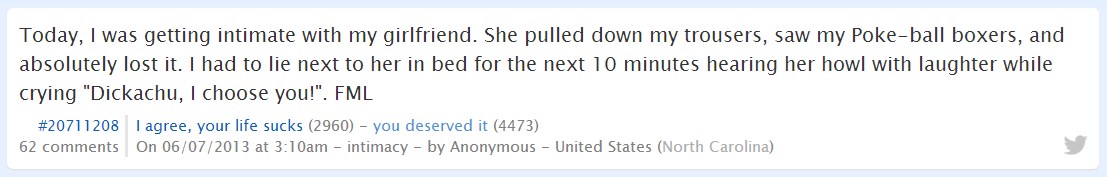 "Dickachu, I choose you": Dečki, Pokemon bokserice nisu sexy