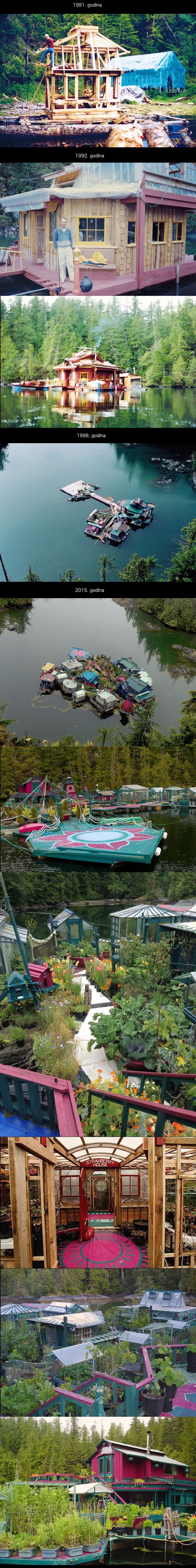 Ovaj par 20 godina gradi pokretnu kuću na vodi