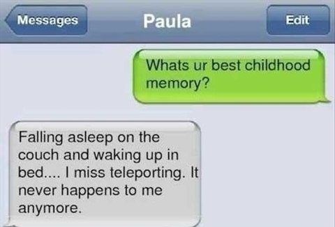 Djeca se uvijek teleportiraju u snove