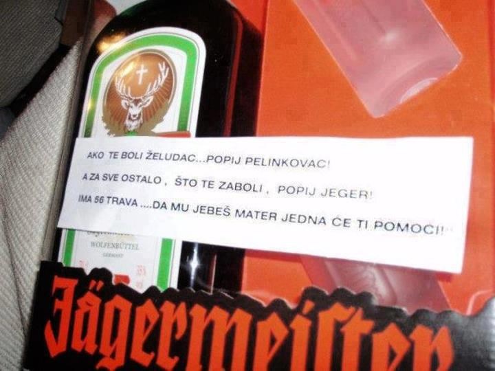 Jägermeister: "Da ga jebeš, pomaže!"