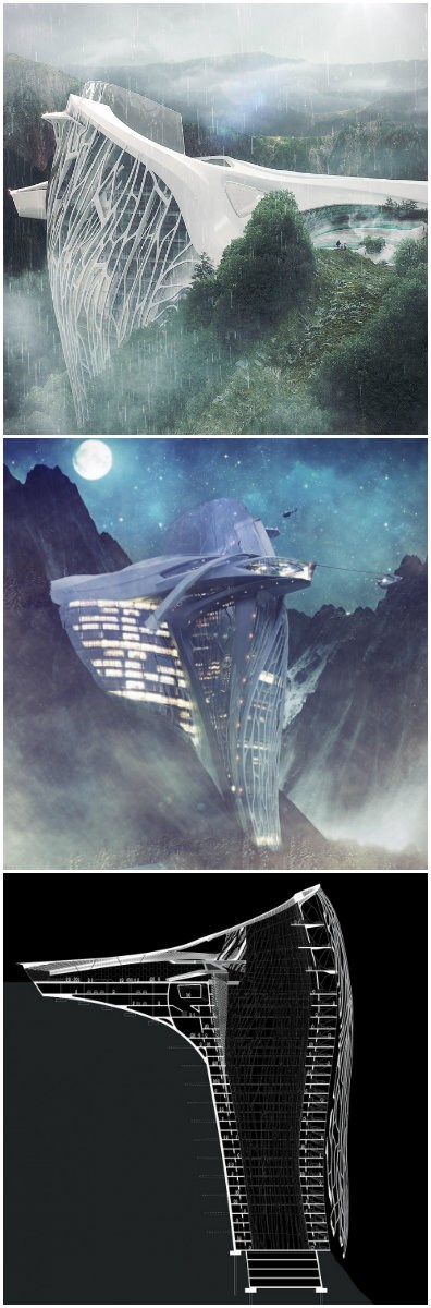 Vrhunska ideja: Hotel u klancu alpskih klisura