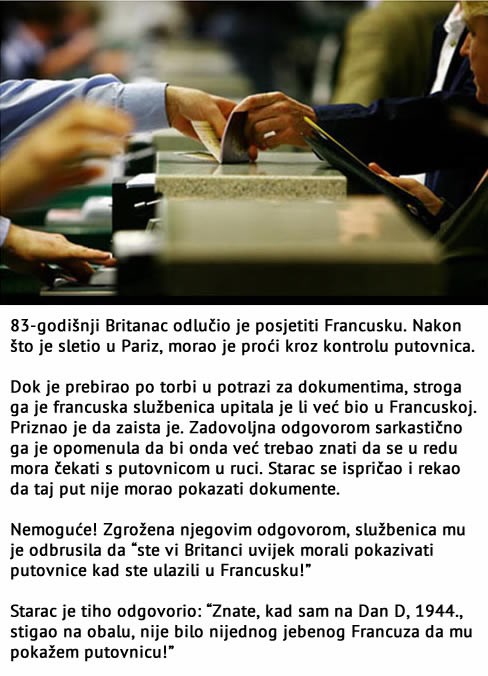 Britanski djedica brutalno spustio bezobraznoj Francuskinji