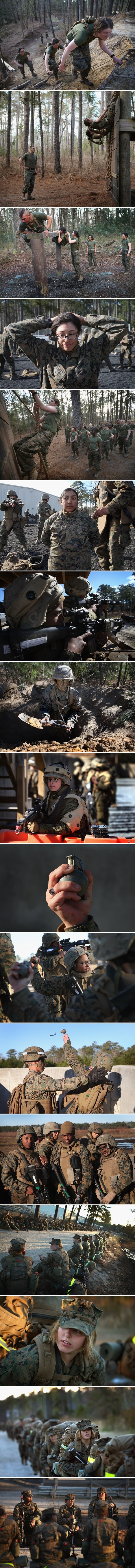 ŽENE U MARINCIMA: Nema milosti na poligonu