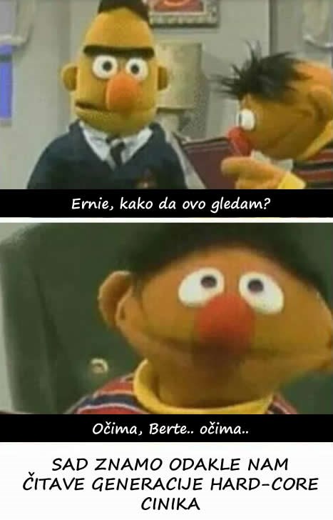 Odakle toliko cinika?