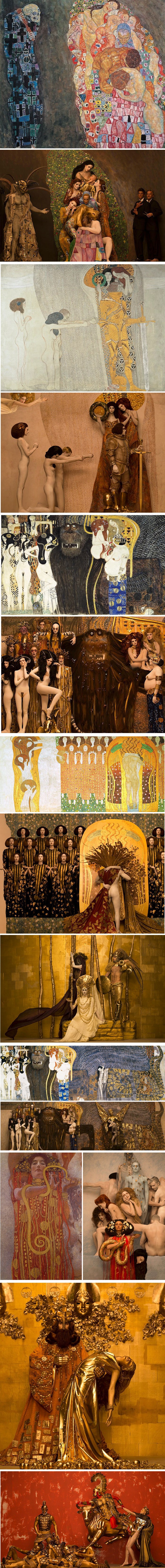 Austrijska fotografkinja "oživjela" je slike Gustava Klimta i to izgleda veličanstveno