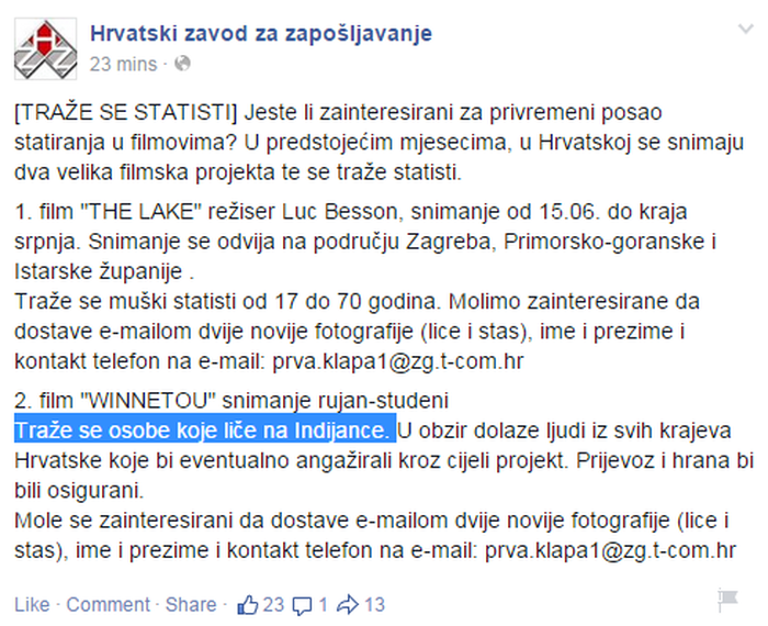 Zavod za zapošljavanje traži "indijance"