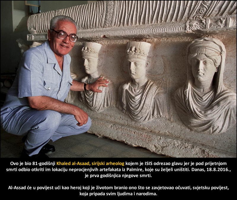 Danas je prva godišnjica smrti heroja kojem je ISIS odsjekao glavu jer je životom branio nešto neprocjenjivo