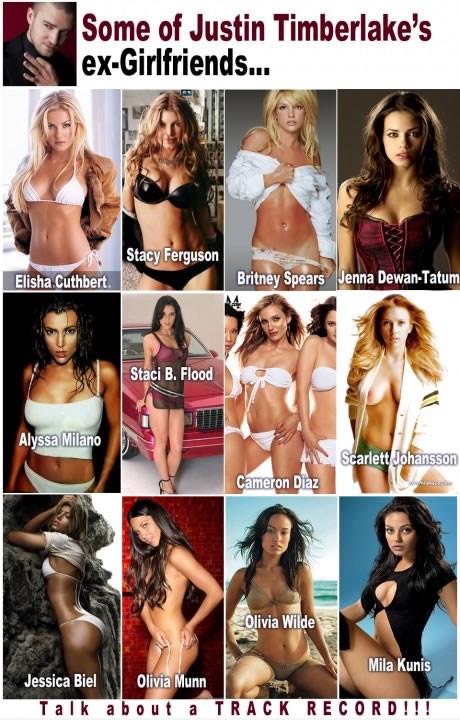 Sve bivše Justina Timberlakea - šta ti imaš za pokazati?