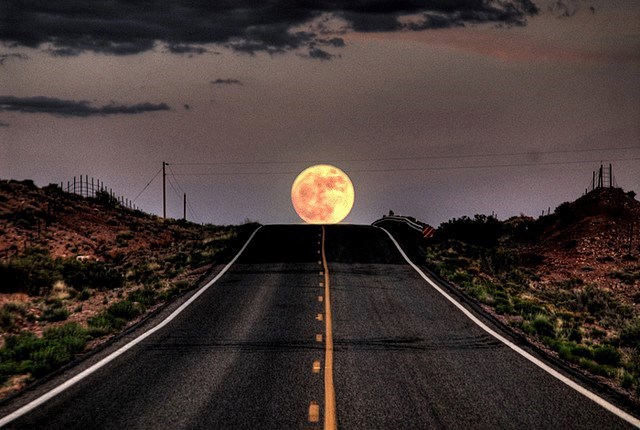 Moonrise Highway, Baja, Meksiko