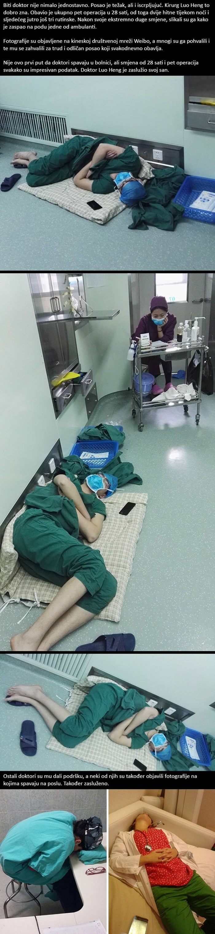 Fotografija ovog nevjerojatnog kirurga pokazuje što znači biti doktor
