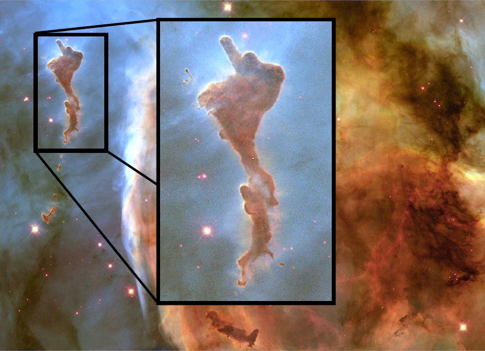 Prosti Svemir nam pokazao prst?