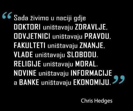 Ovo je današnja realnost?