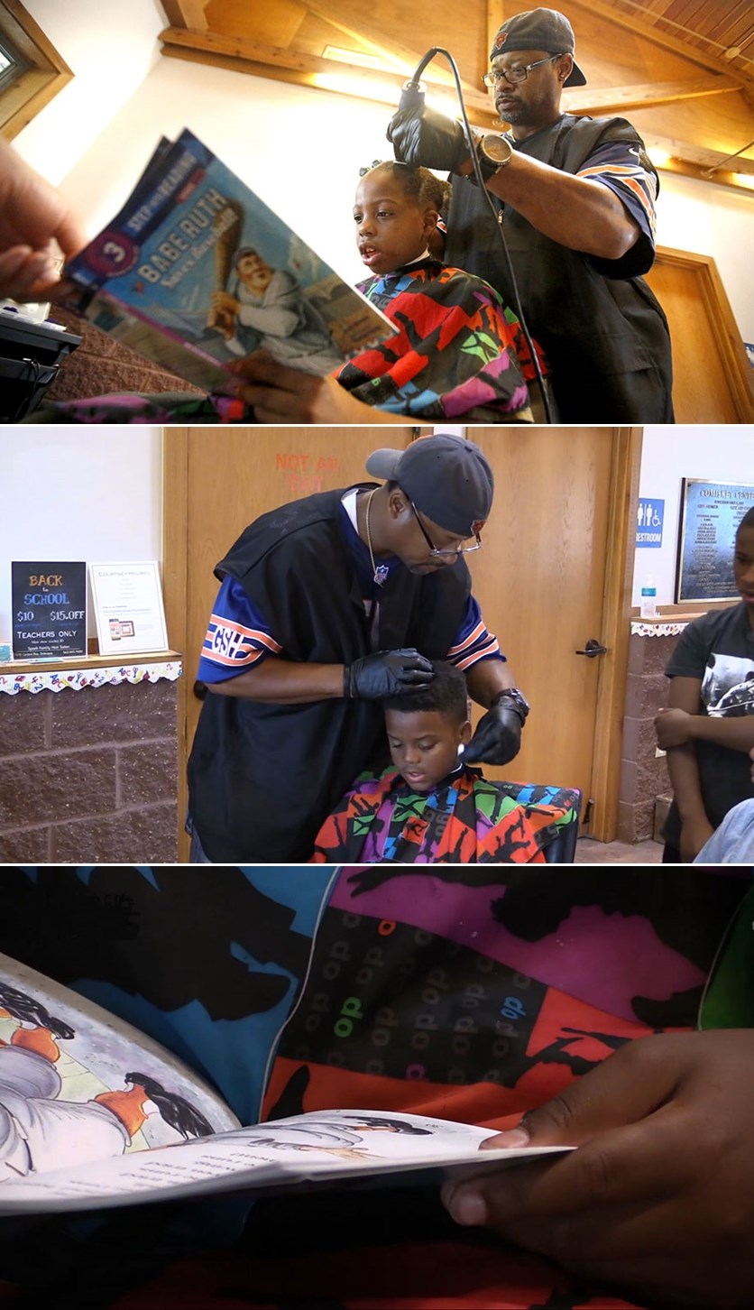 GALERIJA: Velikodušni brijač daje besplatno šišanje klincima koji mu čitaju naglas