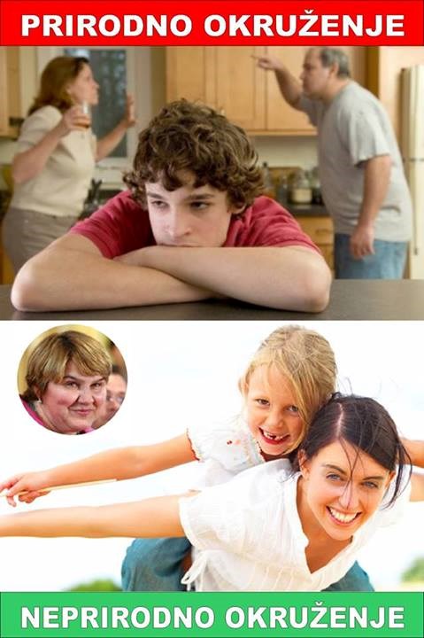 Obiteljsko nasilje - prirodno, sretno dijete s mamom - fuj?