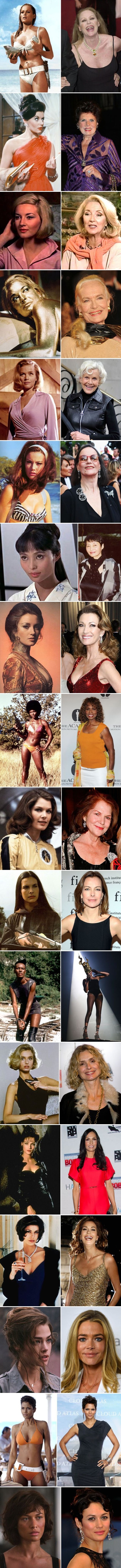 Slavne, seksi Bond djevojke nekad i danas