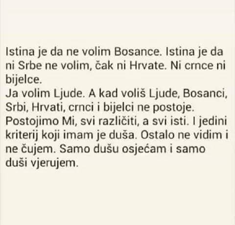 Ne volim Bosance!