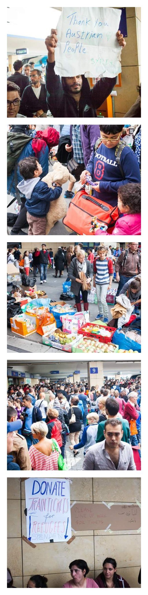 GALERIJA: Austrijanci dočekali izbjeglice kao normalni ljudi 1.