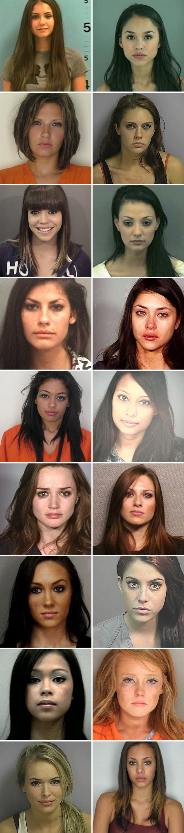 Seksi "kriminalke": Zgodne cure na zatvorskim fotkama