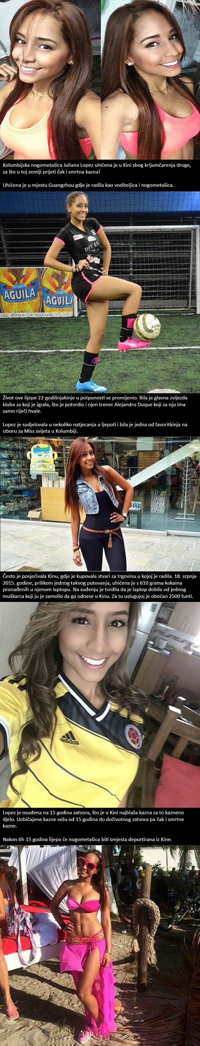 Ovoj seksi nogometašici prijetila je smrtna kazna, a sada će provesti godine u zatvoru. Pogledajte zašto!