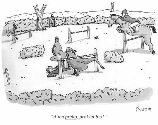 Neposlušni konj krivo shvatio natjecanje