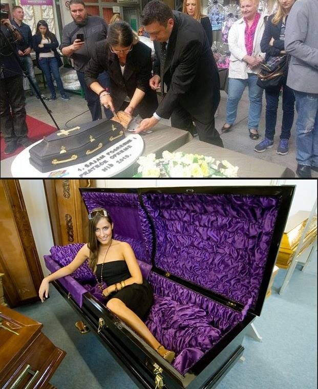 U Nišu se održava sajam pogrebne opreme i to izgleda urnebesno