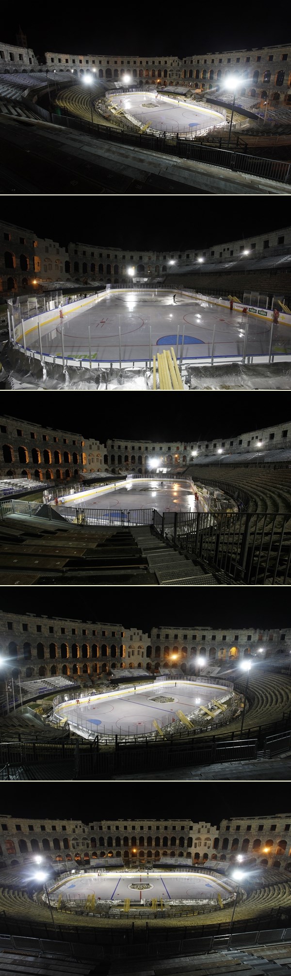 Prekrasna ledena pulska Arena