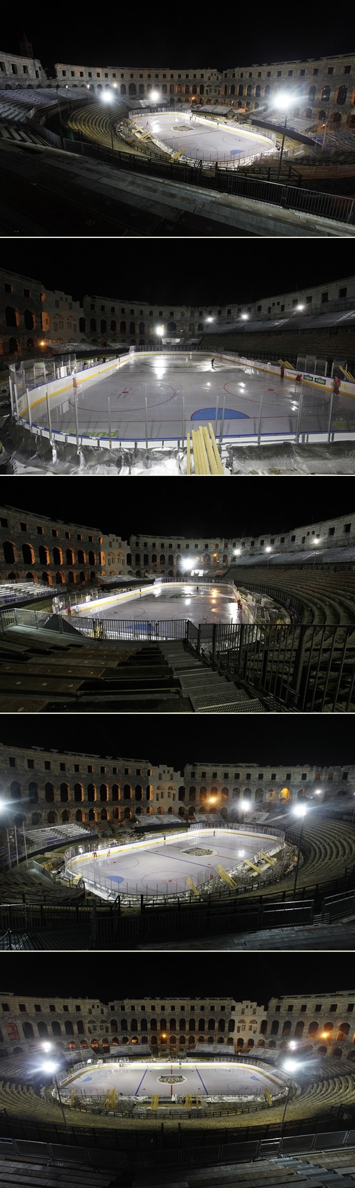 Prekrasna ledena pulska Arena