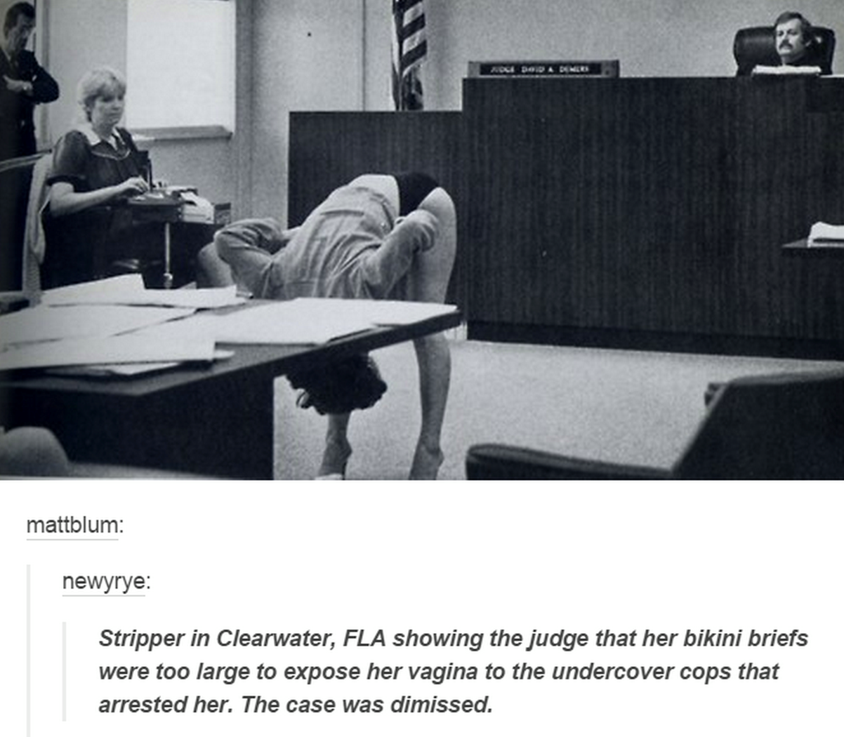 Naguzila se sucu i dobila oslobađajuću presudu