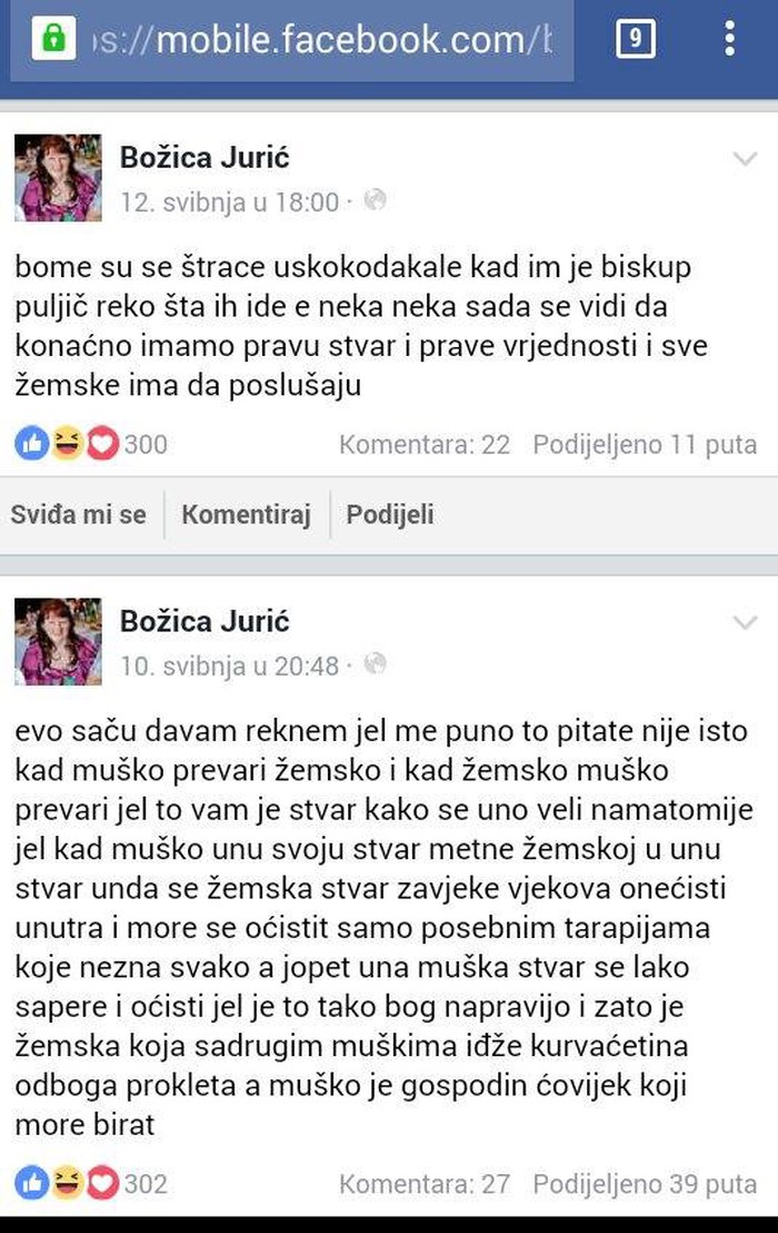 Božica Jurić ponovno jaše: Štrace, dobile ste svoje!