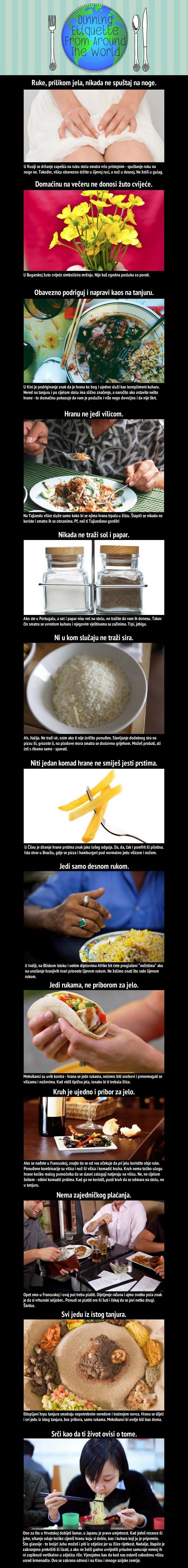 SVIJETOM JEDI, NIKOG NE UVRIJEDI: Kako odraditi ručak bez batina