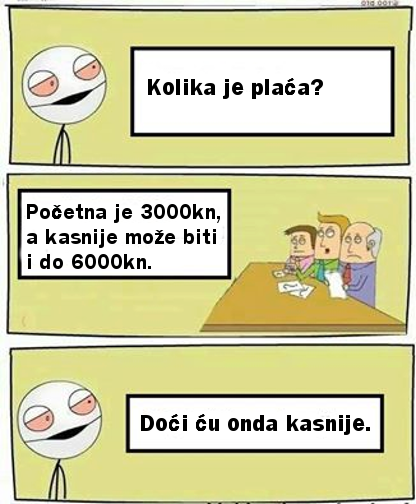 Kako saborski zastupnik traži posao