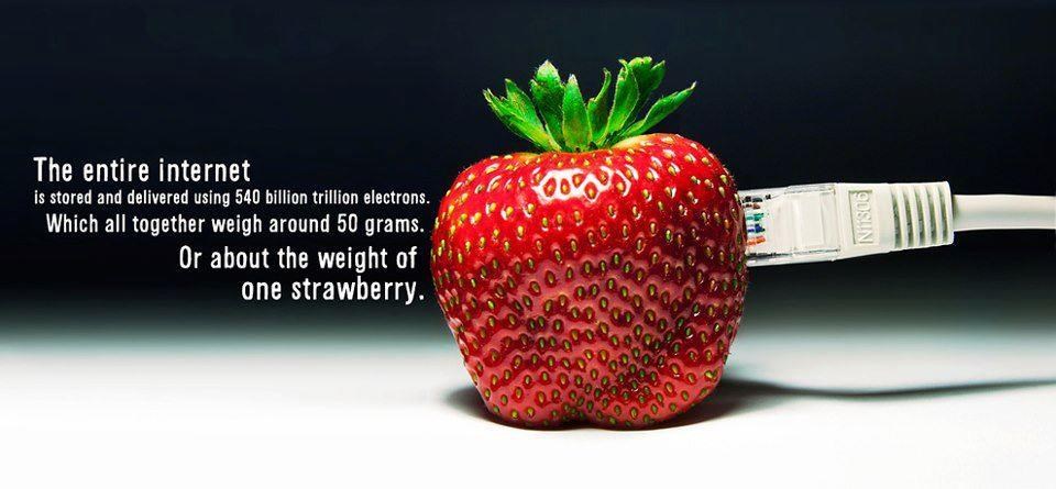 Cijeli je Internet veličine obične male jagode