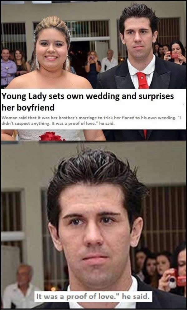 Lice prevarenog mladoženje govori više od suza