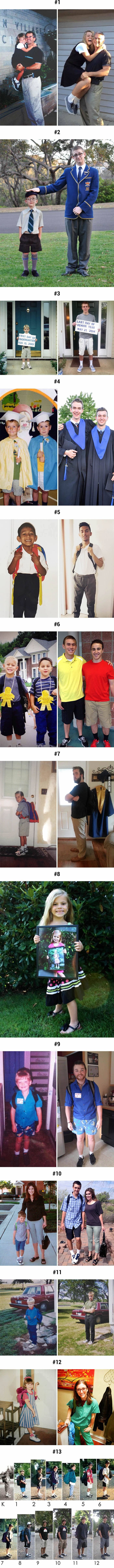 Prvi i posljednji dan škole 13 klinaca koji su sada odrasli