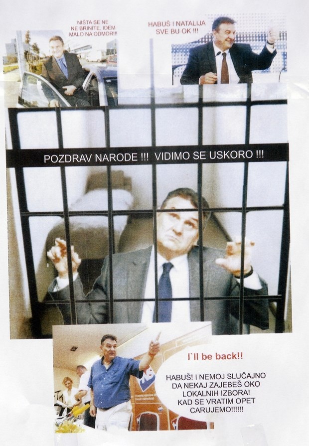 Čačić s plakata poručuje: "I'll be back!"