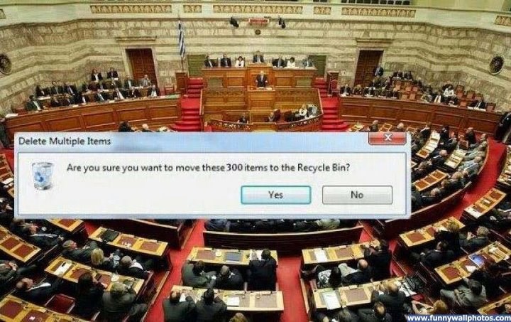 Što biste dali da cijeli Sabor možete poslati u Recycle Bin?